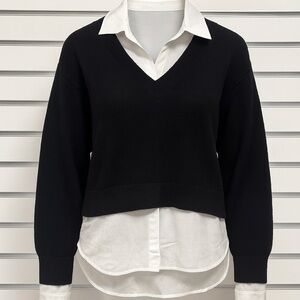 Brochu Walker Looker Layered V-Neck - SIze: S